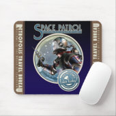Tragen Sie in der Raum-Patrouillen-Mausunterlage Mousepad (Mit Mouse)