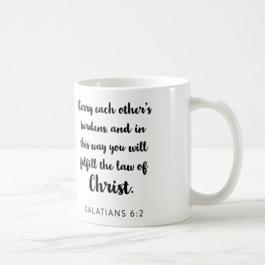 Tragen Sie jeder des anderen Belastungs-Tasse Kaffeetasse (Rechts)