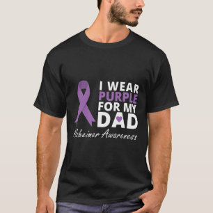 Tragen Sie Lila für den Krieger der Liebe der Ribb T-Shirt