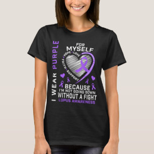 Tragen Sie Lila für Lupus-Bewusstsein Krieger Kämp T-Shirt