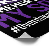 Tragen Sie Lila für meine Sonstiges Überdosierung Poster (Ecke)