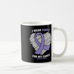 Tragen Sie Lila für meine Verlobte Fibromyalgie Be Kaffeetasse