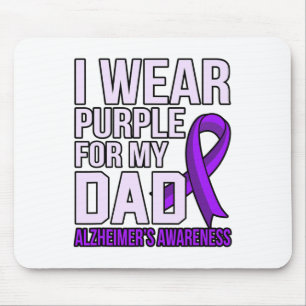 Tragen Sie Lila für Papa Heimerheimer's Bewusstsei Mousepad
