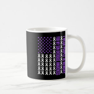 Tragen Sie Lila im Gedächtnis für meine Son-Überdo Kaffeetasse