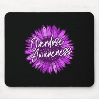 Tragen Sie lila Überdosis-Bewusstseinsgeschenke Üb Mousepad