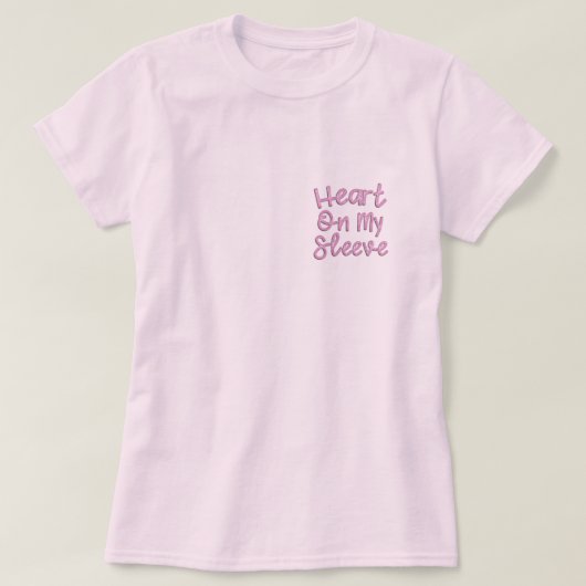 Tragen Sie mein Herz auf meinem Shirt, dem T - Shi T-Shirt (Design vorne)