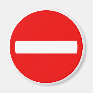 Tragen Sie nicht Zeichen ein (Magneten) Magnet