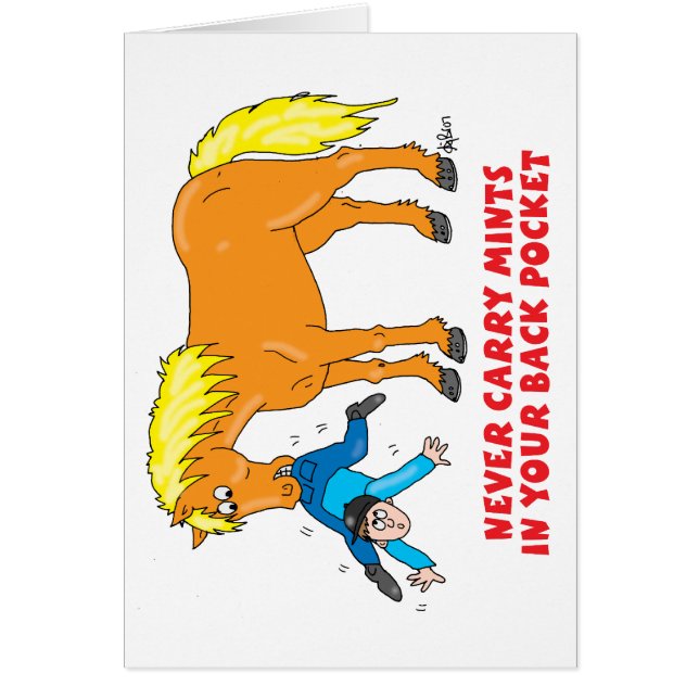 Tragen Sie nie Minzen in Ihrer hinteren Tasche (Vorne)