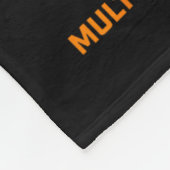 Tragen Sie Orange selbst Multipler Sklerose Bewuss Fleecedecke (Ecke)