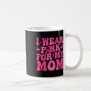 Tragen Sie Pink für die Unterstützung des Brustkre Kaffeetasse