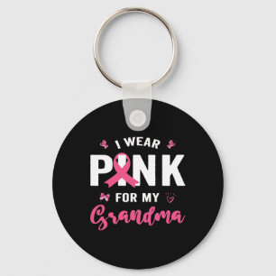 Tragen Sie Pink für mein Oma Brustkrebs Bewusstsei Schlüsselanhänger