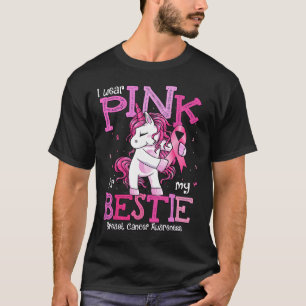 Tragen Sie Pink für meine Bestie Shirt Brustkrebs 