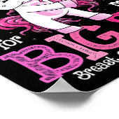 Tragen Sie Pink für meine Schwester Shirt Brustkre Poster (Ecke)