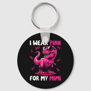 Tragen Sie Pink für meinen Mimi T-rex Dinosaurier Schlüsselanhänger