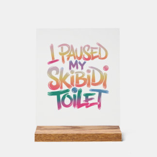 Tragen Sie Pink selbst Acrylschild