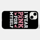 Tragen Sie Pink selbst Case-Mate iPhone Hülle (Rückseite (Horizontal))