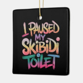 Tragen Sie Pink selbst Keramikornament (Links)