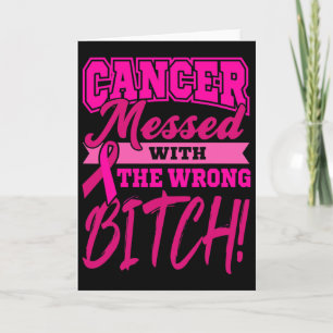 Tragen Sie Pink World Cancer Day Geschenk Pink Rib Karte