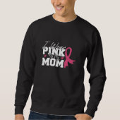 Tragen Sie rosa Mama Mutter Familie Matching Brust Sweatshirt (Vorderseite)