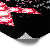 Tragen Sie Rot für meinen Cousin Herzerkrankungen  Poster (Ecke)