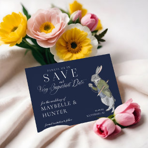Tragen Sie uns ein Vintage-Alice-im-Wunderland-Has Save The Date