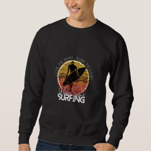 Tragen Sie Wassersport, Surfen Sweatshirt