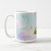 Tragende Erbsenschoten Träumerisch Kaffeetasse (Links)