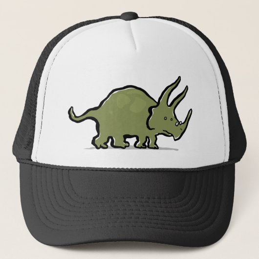 tragende Gläser des Triceratops Truckerkappe (Vorderseite)