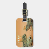 Tragende Kronen des Frosches und der Eidechse Gepäckanhänger (Vorderseite vertikal)