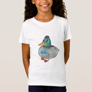 Tragender Hut der Ente T-Shirt
