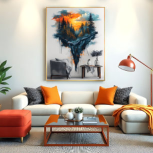 Tragender Wald Traumhaft Poster