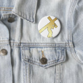 TRAGENDES KREUZ CHRISTUS BUTTON (Beispiel)