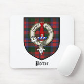 Träger-Clan-Wappen-AbzeichenTartan Mousepad (Mit Mouse)