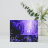 Träger der Wünsche - White Stag Postkarte (Stehend Vorderseite)