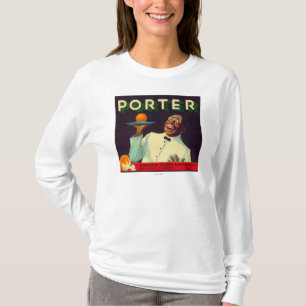Träger orange LabelPorterville, CA T-Shirt