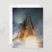 Trägerrakete Postkarte (Vorne/Hinten)