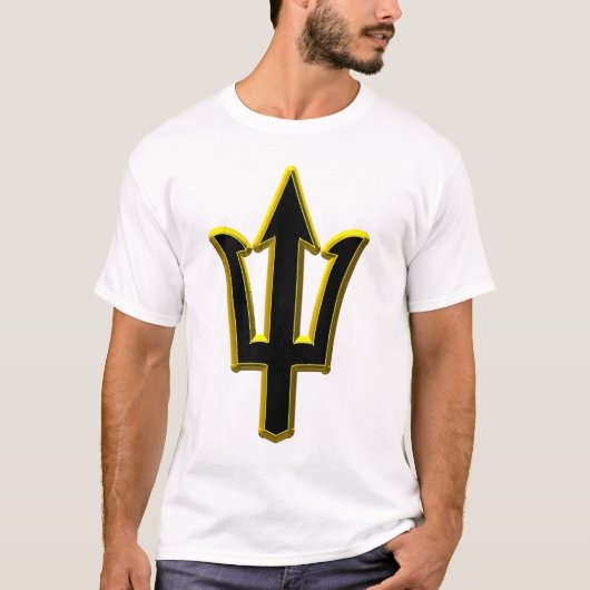 TRÄGERSHIRT BARBADOS TRIDENT T-Shirt (Vorderseite)