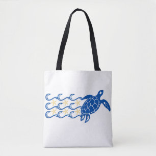Tragetasche. Fang. Schildkrötenwellen. Tasche