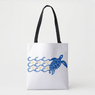 Tragetasche. Fang. Schildkrötenwellen. Tasche