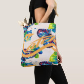 Tragetasche. Fang. Schmetterlinge. Tasche (Von Nahem)