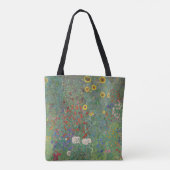 Tragetasche: GUSTAV KLIMT: FARM GARDEN Tasche (Rückseite)
