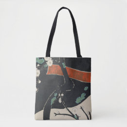 Tragetasche: JAPANESE WOODBLOCK Tasche