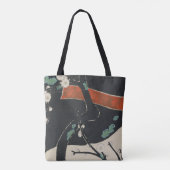 Tragetasche: JAPANESE WOODBLOCK Tasche (Rückseite)