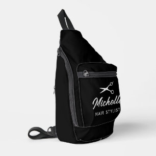 Tragetasche mit Friseurschere Crossbody Bag