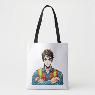 Tragetasche mit Manga-Sicherheitsfachmann Tasche
