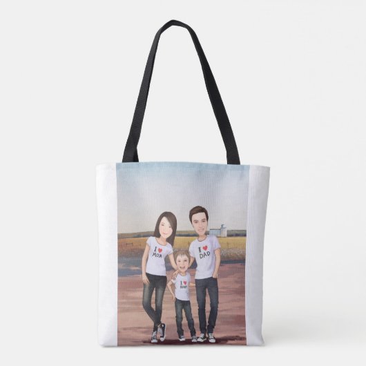 Tragetasche Tasche (Rückseite)