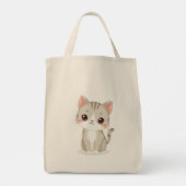 Tragetaschen (eine niedliche Katze) (Rückseite)