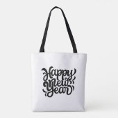 Tragetaschen glücklich Neues Jahr Tasche (Rückseite)