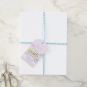Tragetiere Baby Pastel Pink Geschenkanhänger (Mit Garn)