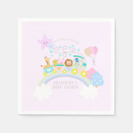 Tragetiere Baby Pastel Pink Serviette